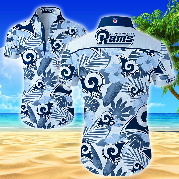 Nfl Los Angeles Rams Hawaiian Shirt Summer Button Up Nfl Los Angeles Rams Hawaiian Shirt Summer Button Up