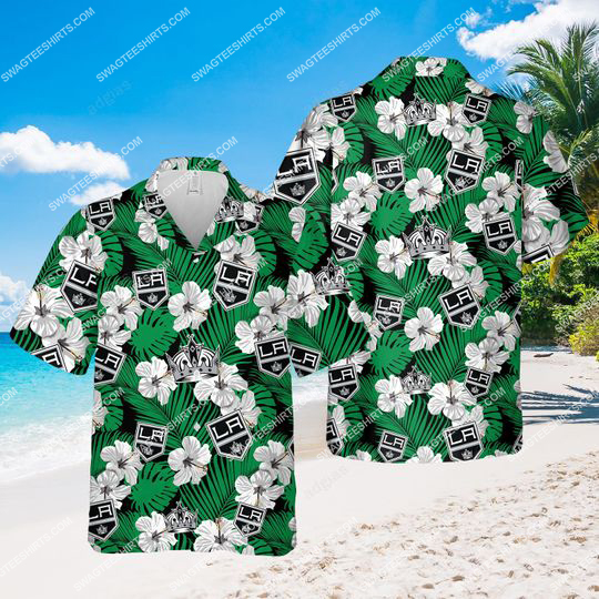 Nhl Los Angeles Kings Team All Over Print Hawaiian Shirt Nhl Los Angeles Kings Team All Over Print Hawaiian Shirt