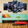 Nightmare Before Christmas - Cartoon 5 Panel Canvas Art Wall Decor
