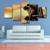 Ninja Turtles - Anime 5 Panel Canvas Art Wall Decor
