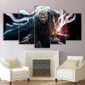 Nioh - Gaming 5 Panel Canvas Art Wall Decor
