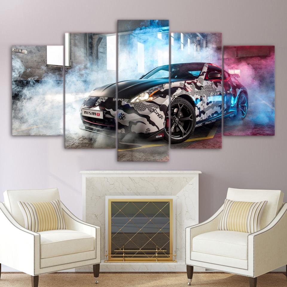 Nissan 370Z Nismo - Automative 5 Panel Canvas Art Wall Decor-CV Nissan 370Z Nismo - Automative 5 Panel Canvas Art Wall Decor-CV