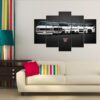 Nissan Gtr 1 - Automative 5 Panel Canvas Art Wall Decor