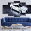 Nissan Gtr Sportcar - Automative 5 Panel Canvas Art Wall Decor