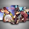 No Game No Life 1 - Anime 5 Panel Canvas Art Wall Decor