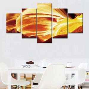Nordic - Abstract 5 Panel Canvas Art Wall Decor