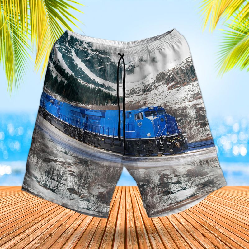 Norfolk Southern Railway Ge Et44Ac Locomotives Hawaiian Shirt Norfolk Southern Railway Ge Et44Ac Locomotives Hawaiian Shirt