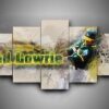 Oakland Athletics 1 - Sport 5 Panel Canvas Art Wall Decor