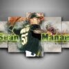 Oakland Athletics 3 - Sport 5 Panel Canvas Art Wall Decor