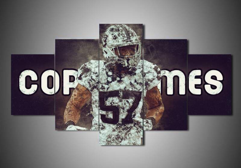 Oakland Raiders - Cory James - Sport 5 Panel Canvas Art Wall Decor Oakland Raiders - Cory James - Sport 5 Panel Canvas Art Wall Decor