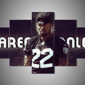 Oakland Raiders - Gareon Conley - Sport 5 Panel Canvas Art Wall Decor