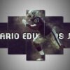 Oakland Raiders - Mario Edwards Jr - Sport 5 Panel Canvas Art Wall Decor