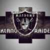 Oakland Raiders - Team - Sport 5 Panel Canvas Art Wall Decor