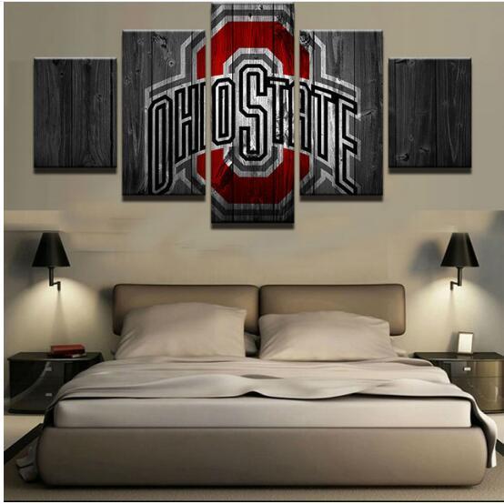 Ohio State Buckeyes Sports - Sport 5 Panel Canvas Art Wall Decor Ohio State Buckeyes Sports - Sport 5 Panel Canvas Art Wall Decor