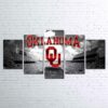 Oklahoma Sooners Sport - 5 Panel Canvas Art Wall Decor