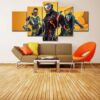 Omega Full Armor Steelsight Fortnite Gaming - 5 Panel Canvas Art Wall Decor