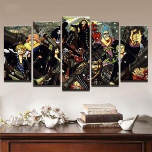 One Piece 2 - Anime 5 Panel Canvas Art Wall Decor