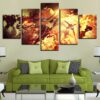 One Piece Vintage 11 - Cartoon 5 Panel Canvas Art Wall Decor
