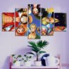 Onepiece Squad - Anime 5 Panel Canvas Art Wall Decor