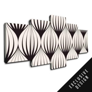 Onion - Abstract 5 Panel Canvas Art Wall Decor