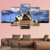 Opera House In Sydne - Nature 5 Panel Canvas Art Wall Decor