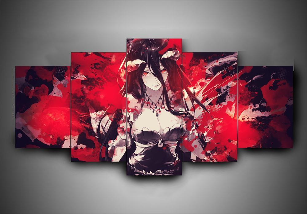 Overlord 1 - Anime 5 Panel Canvas Art Wall Decor Overlord 1 - Anime 5 Panel Canvas Art Wall Decor