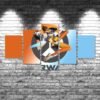 Overwatch 09 - Gaming 5 Panel Canvas Art Wall Decor