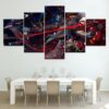 Overwatch Genji And Hanzo 1 - Gaming 5 Panel Canvas Art Wall Decor