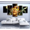 Overwatch Tracer - Gaming 5 Panel Canvas Art Wall Decor