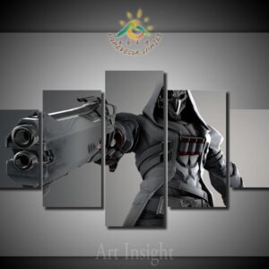 Overwatch - Gaming 5 Panel Canvas Art Wall Decor