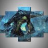 Pacific Rim 1 - Movie 5 Panel Canvas Art Wall Decor