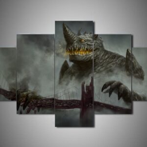 Pacific Rim 3 - Movie 5 Panel Canvas Art Wall Decor