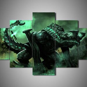 Pacific Rim 4 - Movie 5 Panel Canvas Art Wall Decor