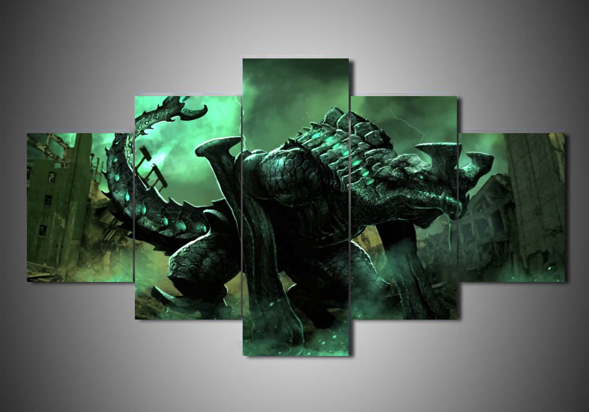 Pacific Rim 4 - Movie 5 Panel Canvas Art Wall Decor Pacific Rim 4 - Movie 5 Panel Canvas Art Wall Decor