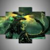 Pacific Rim 5 - Movie 5 Panel Canvas Art Wall Decor