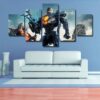 Pacific Rim - Gaming 5 Panel Canvas Art Wall Decor