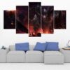Pantheon - League Of Legends - Gaming 5 Panel Canvas Art Wall Decor