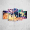 Paradise Sounds - Music 5 Panel Canvas Art Wall Decor
