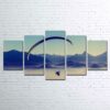 Paragliding - 5 Panel Canvas Art Wall Decor