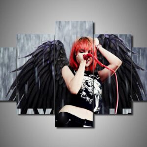 Paramore 1 - Music 5 Panel Canvas Art Wall Decor