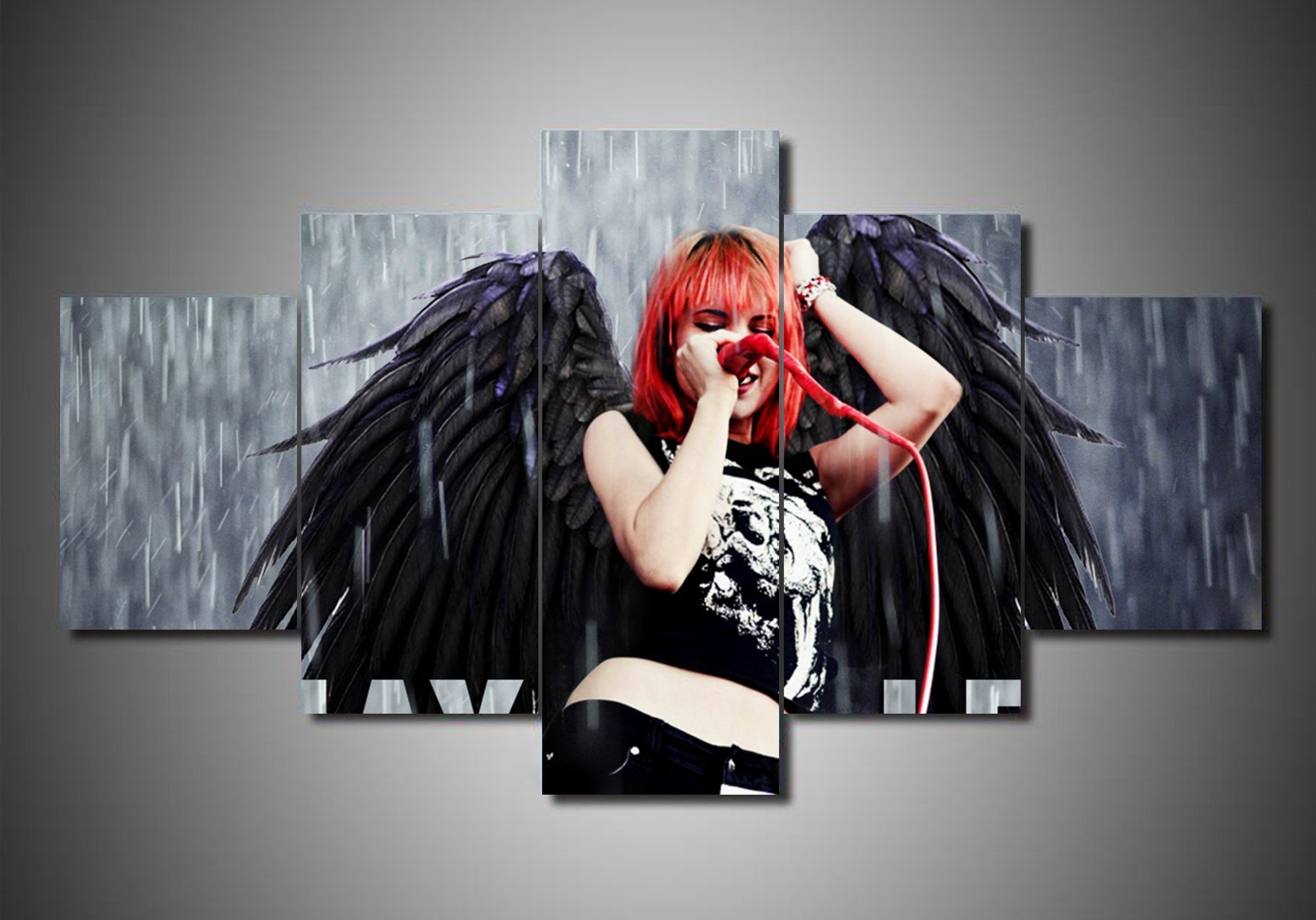 Paramore 1 - Music 5 Panel Canvas Art Wall Decor Paramore 1 - Music 5 Panel Canvas Art Wall Decor