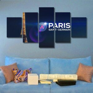 Paris Saint Germain -Sport 5 Panel Canvas Art Wall Decor