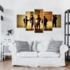 Patriotic Military - Army 5 Panel Canvas Art Wall Decor