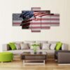 Patriots Armed - Army 5 Panel Canvas Art Wall Decor