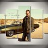 Paul Walker - Movie 5 Panel Canvas Art Wall Decor