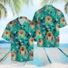 Pekingese Tropical Hawaiian Shirt Summer Button Up