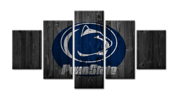 Penn State Sport - 5 Panel Canvas Art Wall Decor Penn State Sport - 5 Panel Canvas Art Wall Decor