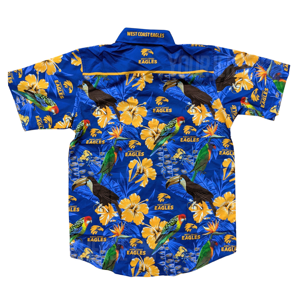 Personalized West Coast Eagles Afl Hawaiian Shirt Personalized West Coast Eagles Afl Hawaiian Shirt