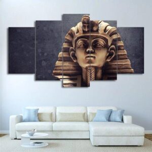 Pharao Egyptian - Religion 5 Panel Canvas Art Wall Decor