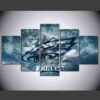 Philadelphia Eagles 3 - Sport 5 Panel Canvas Art Wall Decor